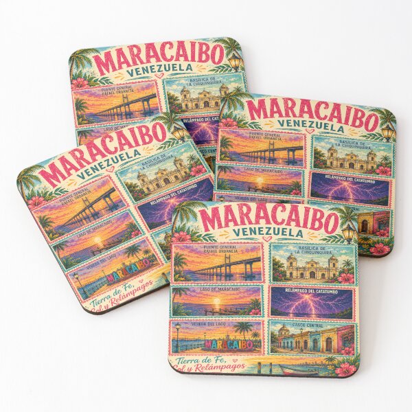 Item preview, Venezuela Stamp Maracaibo Zulia Travel Art designed and sold by Nzgiftsandmore.