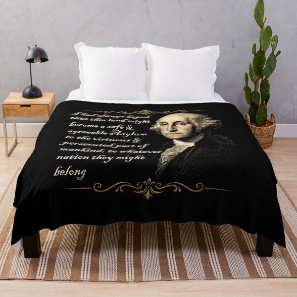 Item preview, George Washington Quote Safe Agreeable Immigration Immigrant designed and sold by Randomera.