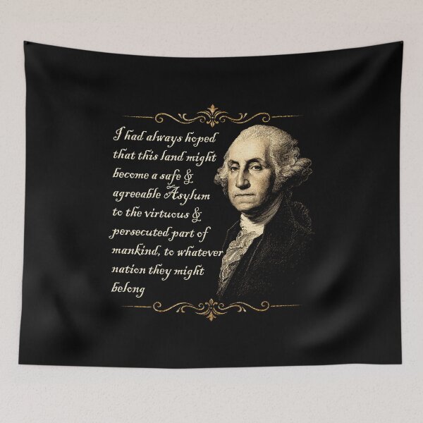 Item preview, George Washington Quote Safe Agreeable Immigration Immigrant designed and sold by Randomera.