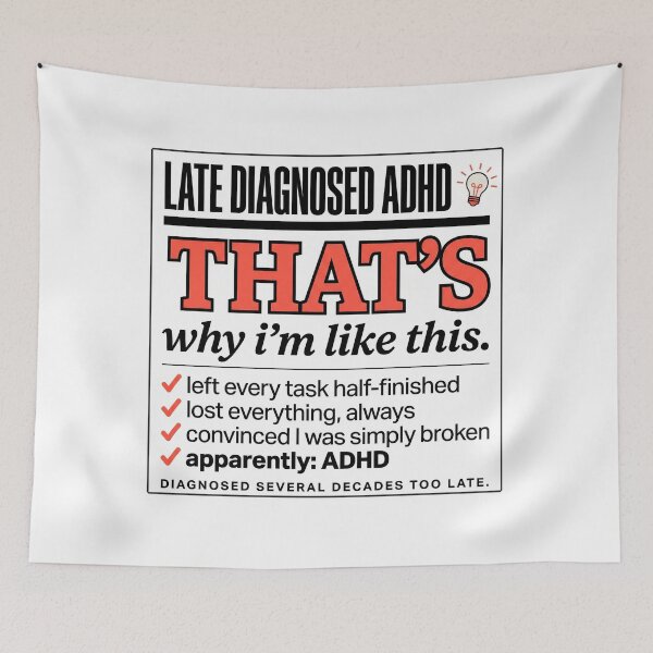 Item preview, Adult Late Diagnosed ADHD: So That's Why I've Always Been Like This designed and sold by Osmose-Studio.