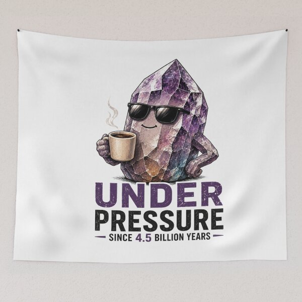 Item preview, Under Pressure Since 4.5 Billion Years | Amethyst Rock designed and sold by NatureHarmony16.