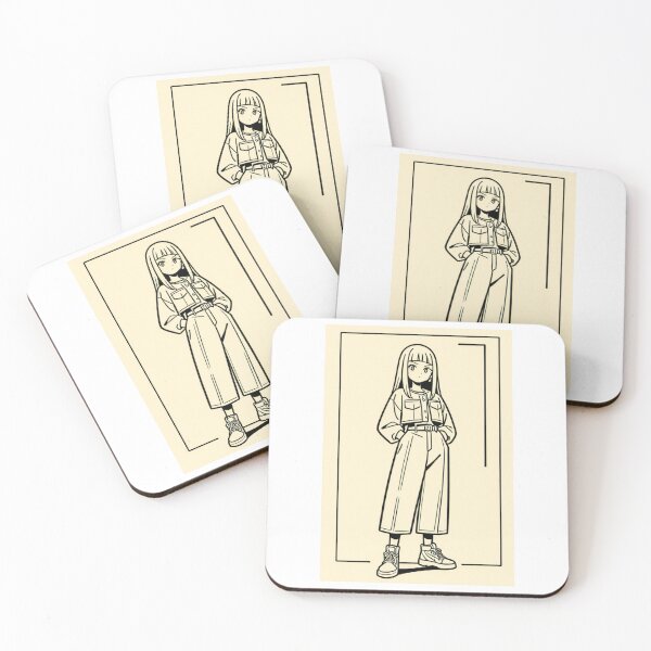 Item preview, Illustration - Young woman in casual attire hands in pockets designed and sold by AnimeShin.