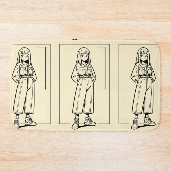 Item preview, Illustration - Young woman in casual attire hands in pockets designed and sold by AnimeShin.