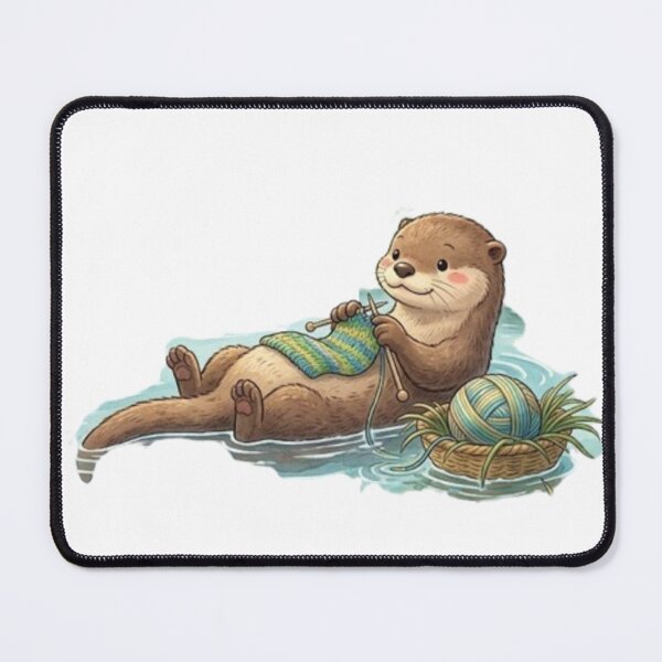 Item preview, Cute Otter Knitting Crochet Yarn designed and sold by Pure Art .