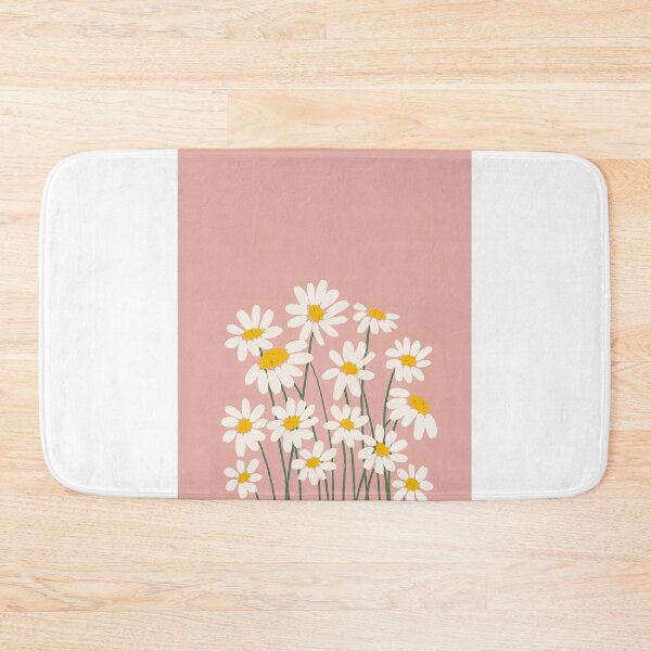 Item preview, Soft daisy blooms in pastel pink designed and sold by annejunker99.