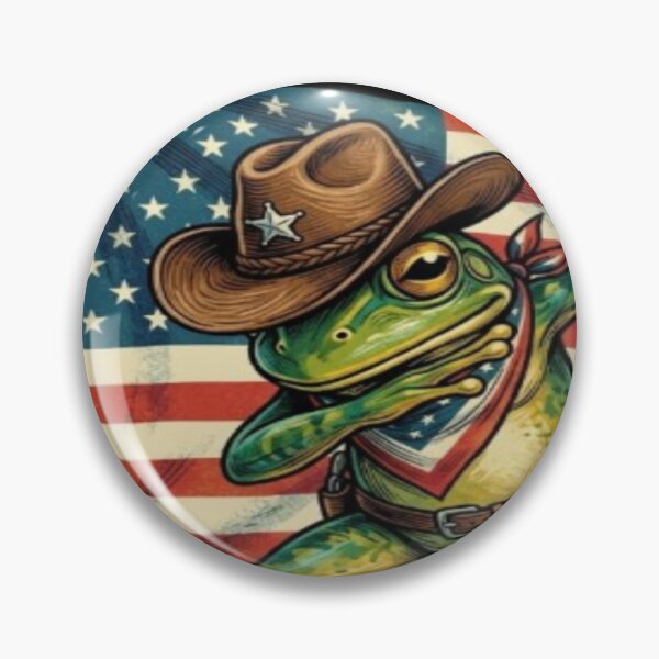 Item preview, Dabbing Cowboy Frog with American Flag designed and sold by DailySparks.