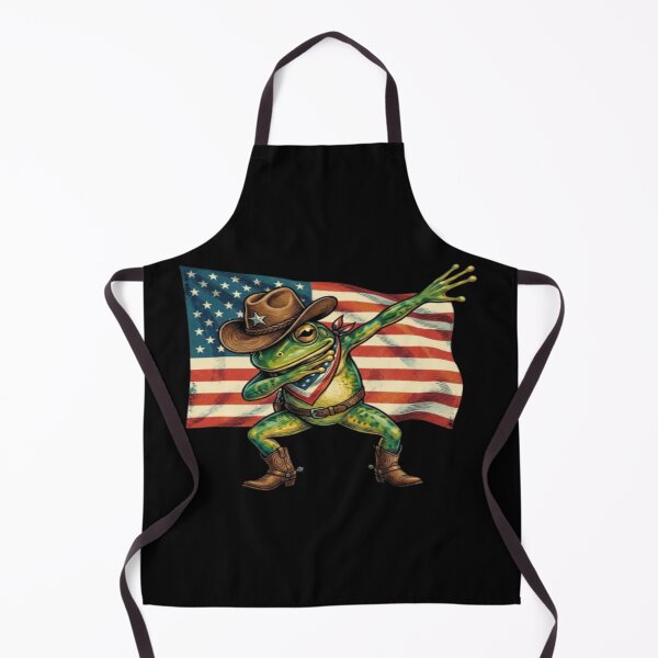 Item preview, Dabbing Cowboy Frog with American Flag designed and sold by DailySparks.