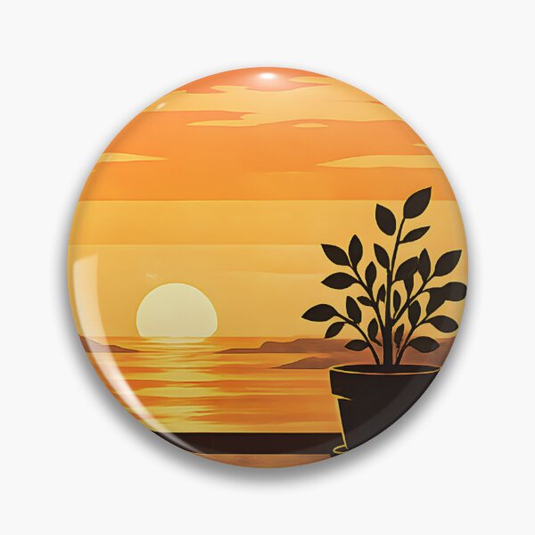 Item preview,  Minimalist Aesthetic Window Art with Coffee Mug & Plant designed and sold by naruto4925.