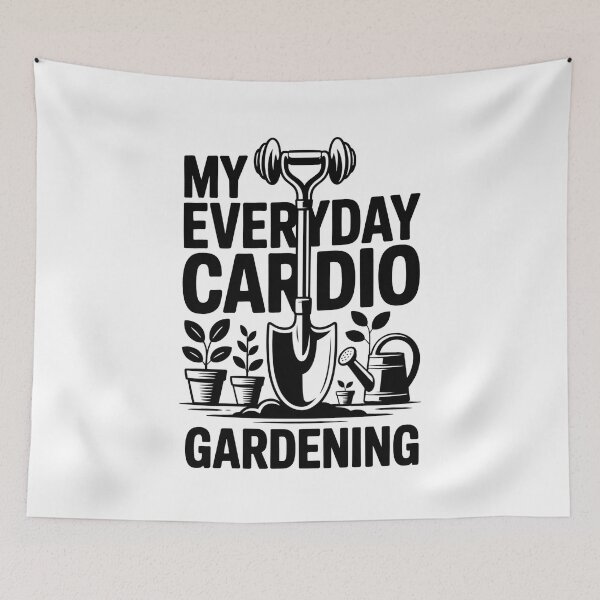 Item preview, My Everyday Cardio Is Gardening Funny Gardener designed and sold by AleksandraJac05.