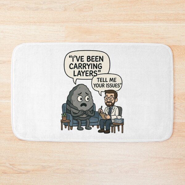 Item preview, I've Been Carrying Layers | Rock Therapy Geology Humor designed and sold by NatureHarmony16.