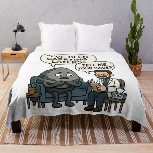 Item preview, I've Been Carrying Layers | Rock Therapy Geology Humor designed and sold by NatureHarmony16.