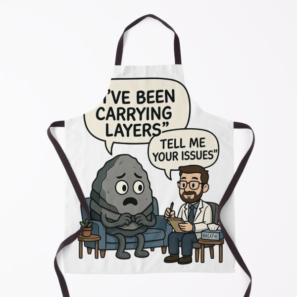 Item preview, I've Been Carrying Layers | Rock Therapy Geology Humor designed and sold by NatureHarmony16.