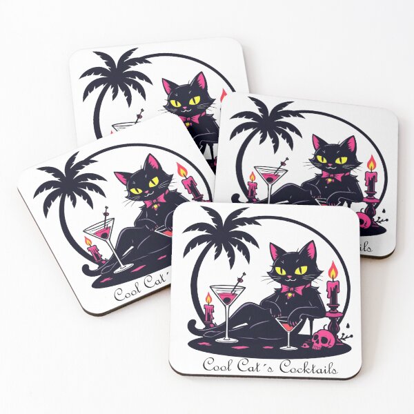 Item preview, Cool Cat's Cocktails designed and sold by Talpha.
