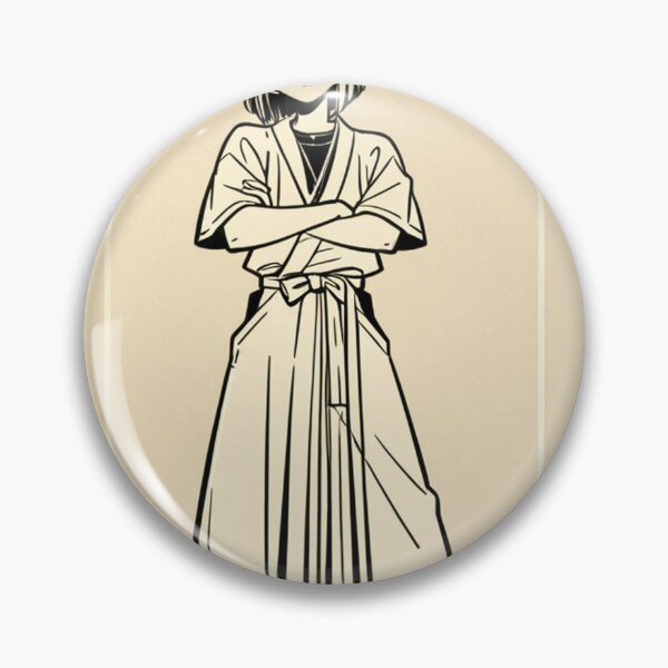 Item preview, Illustration - Young woman in traditional attire arms crossed designed and sold by AnimeShin.