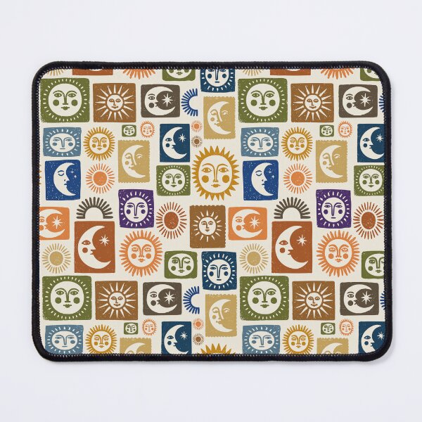 Item preview, Sun and Moon Celestial Pattern Retro Boho designed and sold by trajeado14.