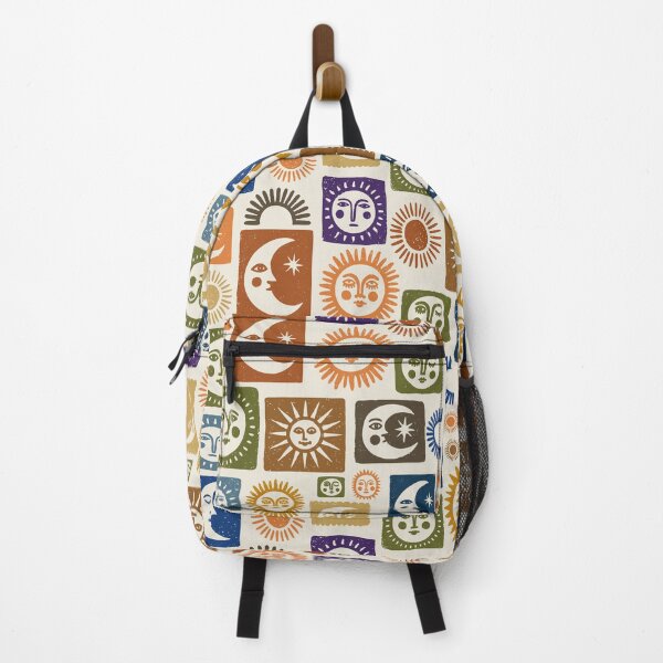 Item preview, Sun and Moon Celestial Pattern Retro Boho designed and sold by trajeado14.
