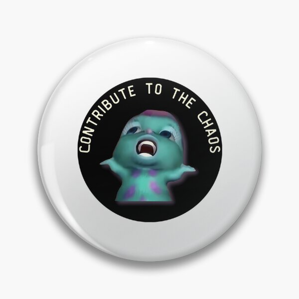 Item preview, Bibble Contribute To The Chaos Sticker Pin designed and sold by aryhandr.