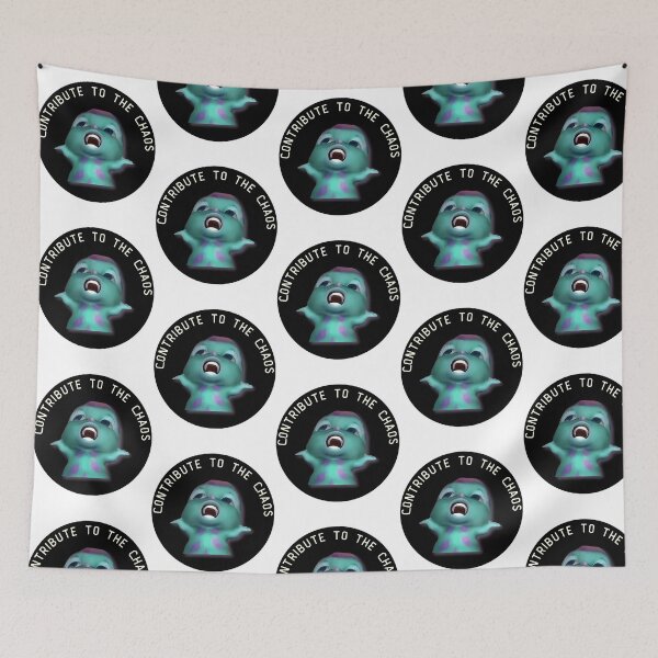 Item preview, Bibble Contribute To The Chaos Sticker Pin designed and sold by aryhandr.