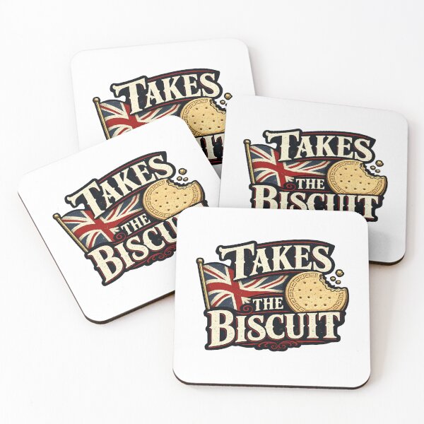 Item preview, Takes The Biscuit | Funny British Humour Vintage Union Jack designed and sold by YoSum.