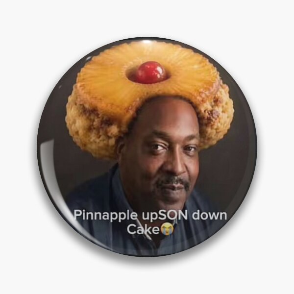 Item preview, Pineapple UpSON down Cake TikTok Meme Sticker Funny Chronically Online Brainrot Meme designed and sold by caraxobert.