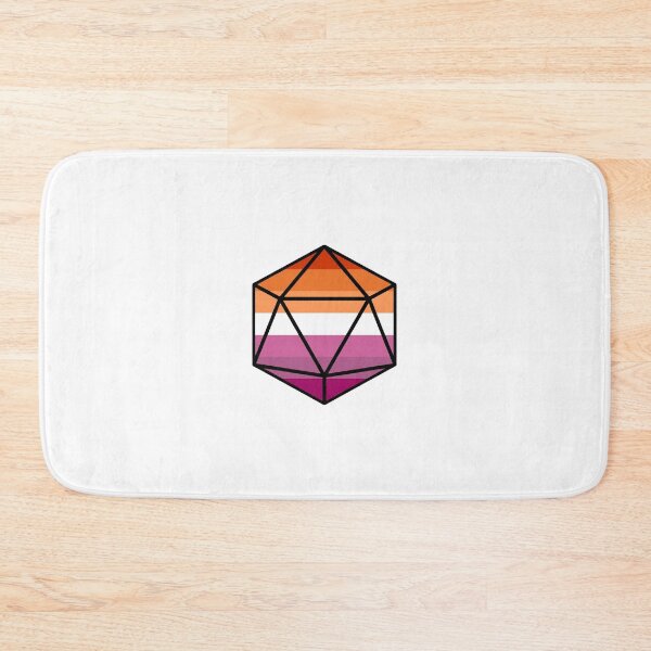Item preview, Lesbian Flag D20 designed and sold by RaineyZaney.