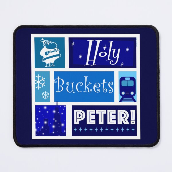 Item preview, Holy Buckets Blue designed and sold by Normbot2000.