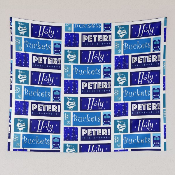 Item preview, Holy Buckets Blue designed and sold by Normbot2000.