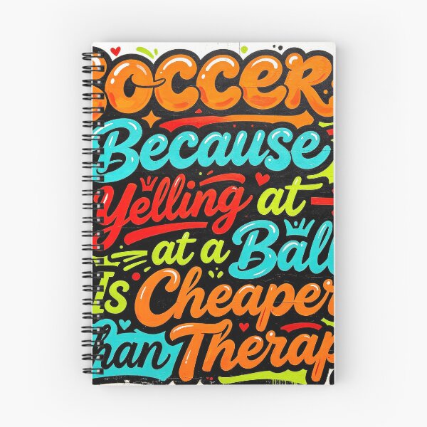 Item preview, Wall Art - Postcard - Soccer Therapy – Graffiti Humor Design designed and sold by ForeverPrintsOK.