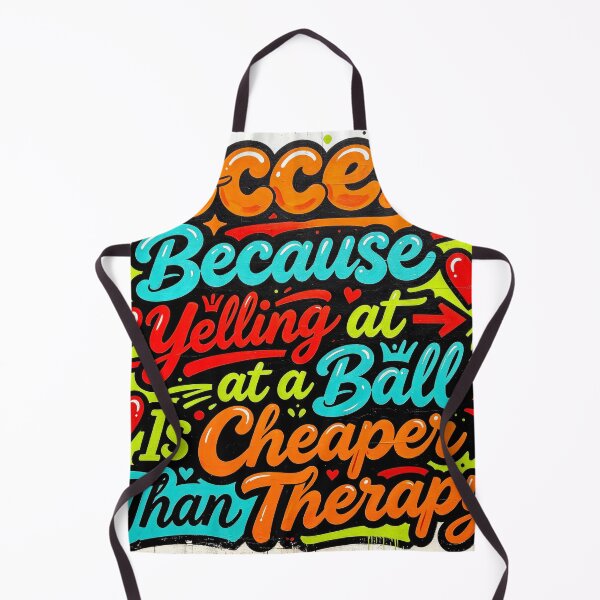 Item preview, Wall Art - Postcard - Soccer Therapy – Graffiti Humor Design designed and sold by ForeverPrintsOK.