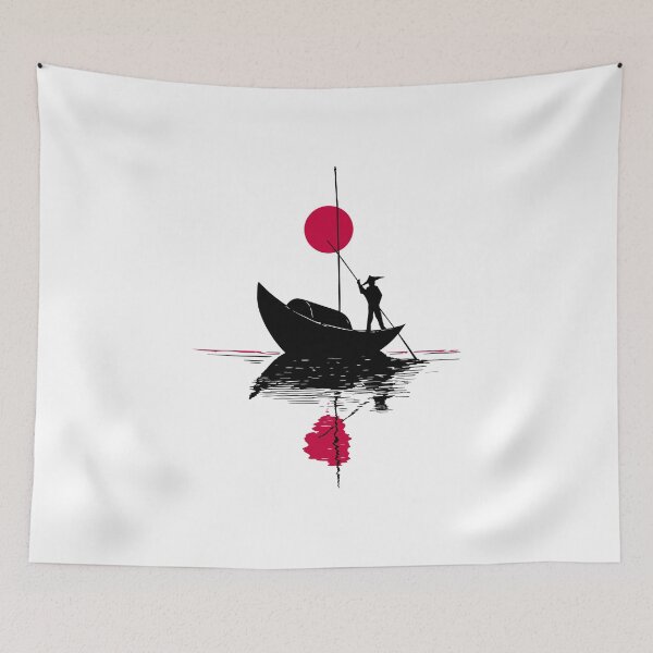 Item preview, Minimalist Japanese Torii Gate Reflection Graphic designed and sold by RickTShop.