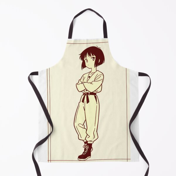 Item preview, Illustration - Young woman in work uniform arms crossed designed and sold by AnimeShin.