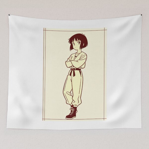 Item preview, Illustration - Young woman in work uniform arms crossed designed and sold by AnimeShin.