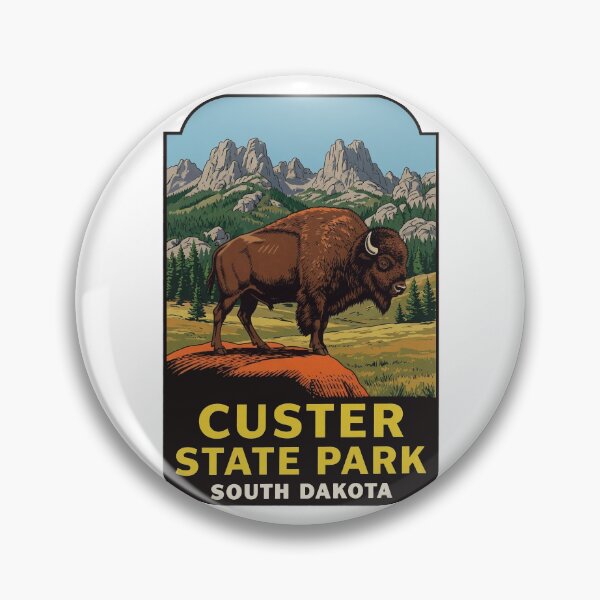 Item preview, Custer State Park Vintage Style Decal designed and sold by Decal Mania.