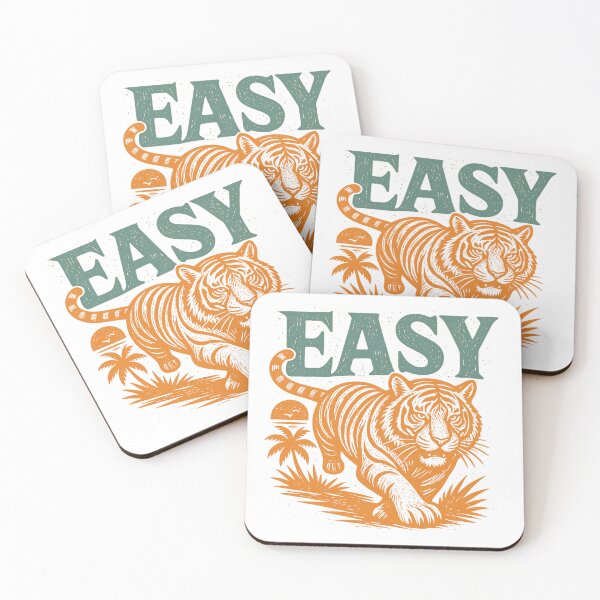 Item preview, Easy Vintage Retro Tiger Summer Wildlife designed and sold by Auchi_Verse.