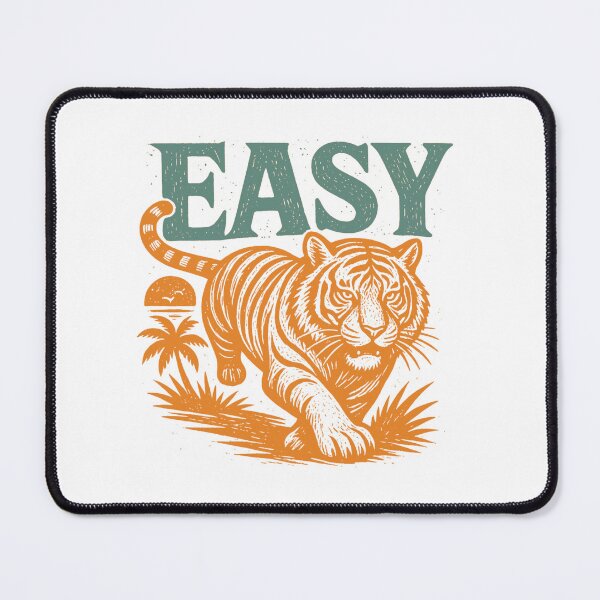 Item preview, Easy Vintage Retro Tiger Summer Wildlife designed and sold by Auchi_Verse.