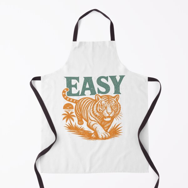 Item preview, Easy Vintage Retro Tiger Summer Wildlife designed and sold by Auchi_Verse.