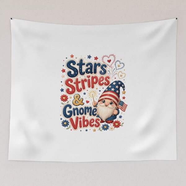 Item preview,  Stars Stripes & Gnome Vibes | 4th of July designed and sold by Katybmadeit.