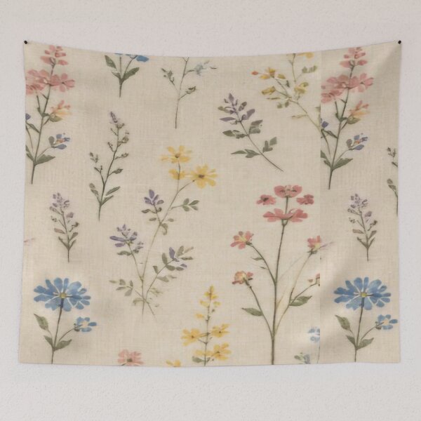 Item preview, Pastel Flora Linen Bloom designed and sold by CyndiEpps.