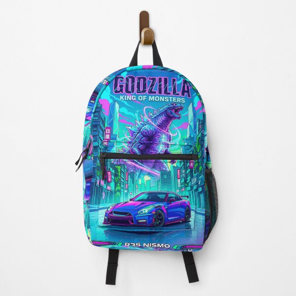 Item preview, Twin Turbo V6 JDM Godzilla King Neon Graphic designed and sold by RevUpDesign.