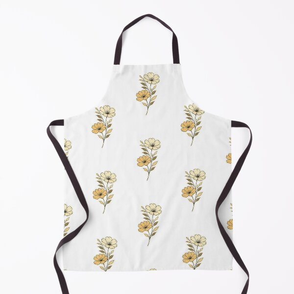 Item preview, Vintage Beige and Yellow Floral Branch designed and sold by KM Design.