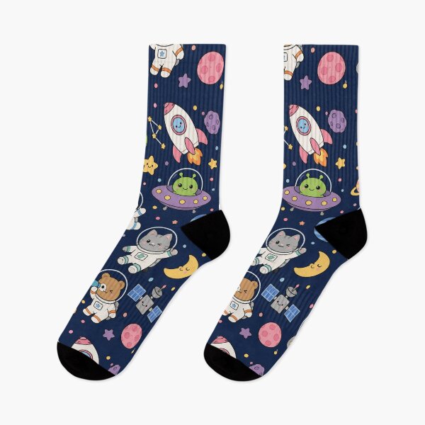 Item preview, Cute Space Adventure Pattern designed and sold by Soft Berry Studio.