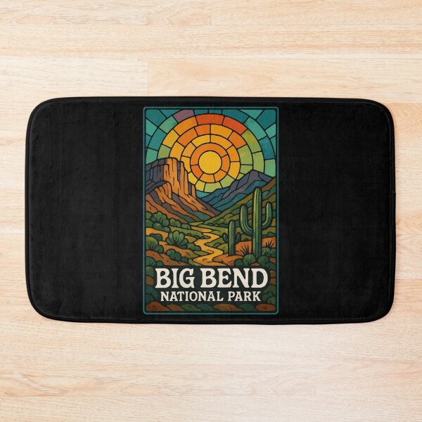 Item preview, Big Bend National Park Stained Glass Art designed and sold by TomFrontierArt.