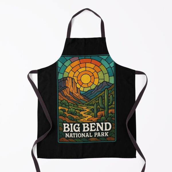Item preview, Big Bend National Park Stained Glass Art designed and sold by TomFrontierArt.