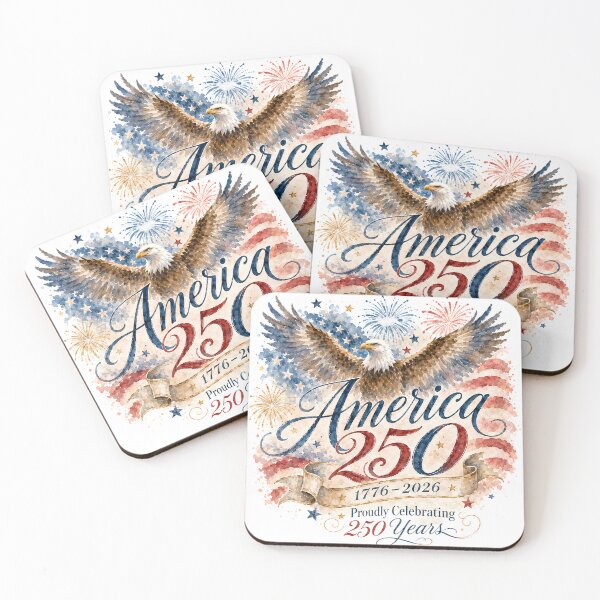 Item preview, America 250 Bald Eagle Watercolor | 250th Anniversary designed and sold by Katybmadeit.