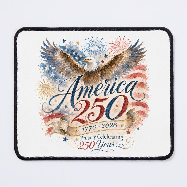 Item preview, America 250 Bald Eagle Watercolor | 250th Anniversary designed and sold by Katybmadeit.