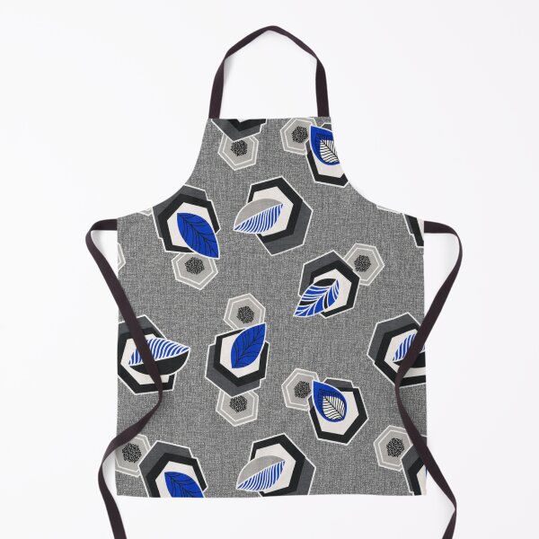 Item preview, Modern Blue Leaf Geometric Seamless Pattern designed and sold by CoolGTees.