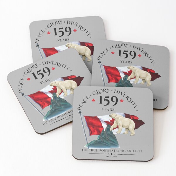 Item preview, Canada 159 Years The True North Strong and Free Polar Bear Heritage designed and sold by Tama-sirth.