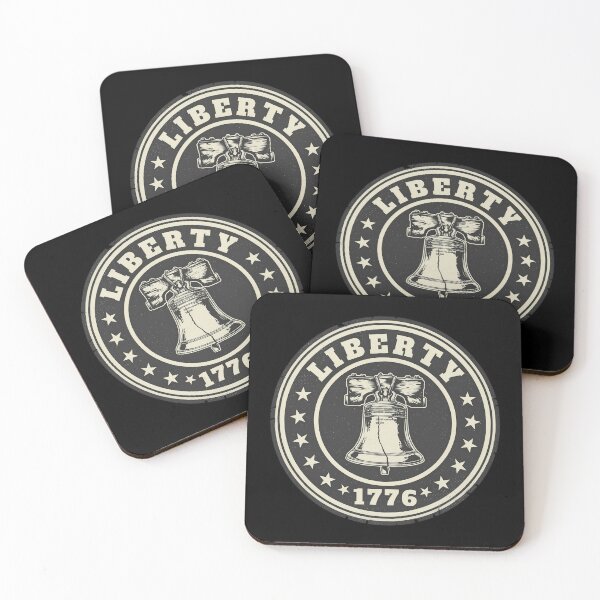 Item preview, Liberty 1776 Freedom Bell Round Emblem designed and sold by OldGloryForge.