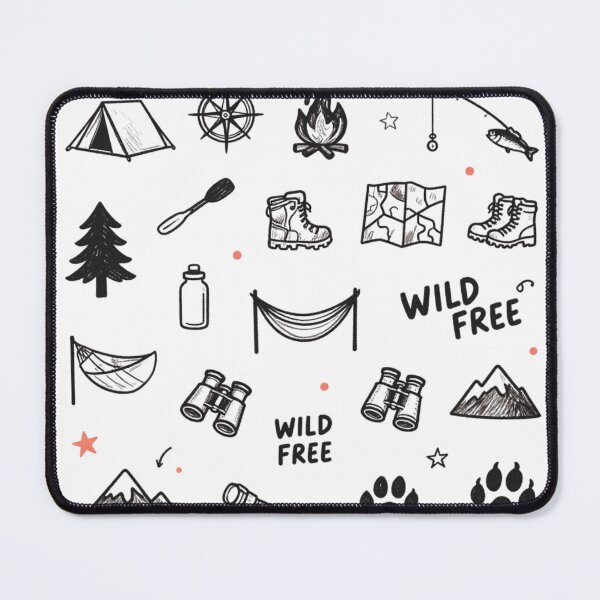 Item preview, Camping Adventure Icons Set designed and sold by LinaDesign Store.