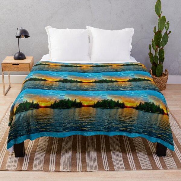 Item preview, Awesome Sunset on a Lake in a Forest! designed and sold by EACS Photo.
